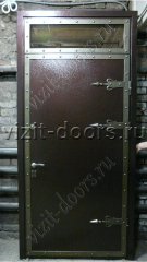 Фотографии с производства » Дверь с порошковым напылением с жиковинами